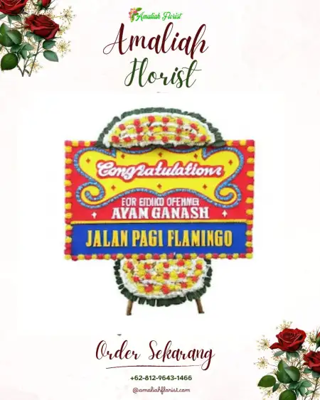 Sewa Papan Bunga Gemah